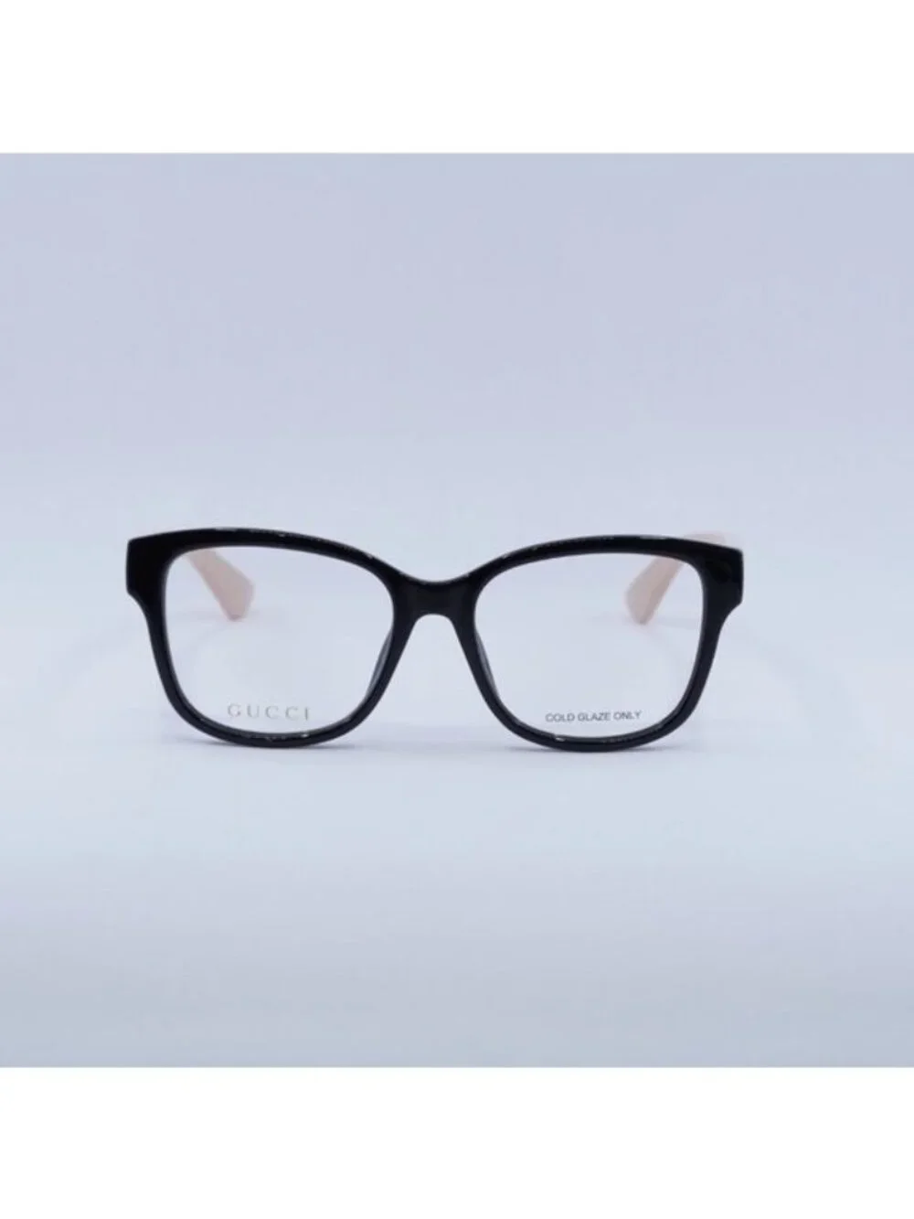 Gucci GG1340O 007 Eyeglasses Shiny Black/Pink 54mm Square Frame